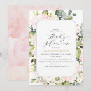 Search for elegant floral baby shower invitations Watercolor