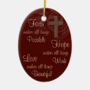 Search for faith hope love christmas tree decorations Religious