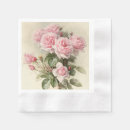 Search for vintage shabby chic roses napkins Victorian