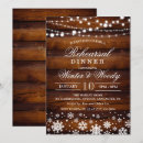 Search for winter rehearsal dinner invitations Snow