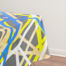 Search for yellow and gray tablecloths Blue