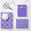 Search for deep purple wrapping paper Geometric