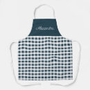 Search for blue gingham aprons Vintage