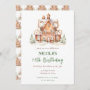 Search for gingerbread house birthday invitations Decorating party