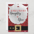 Search for santa clause christmas cards Naughty or nice
