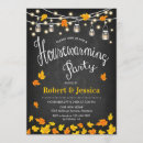 Search for fall housewarming invitations String lights