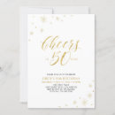 Search for winter 50th birthday invitations Typography