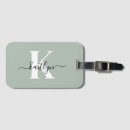 Search for sage green luggage tags Monogram monogrammed