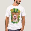 Search for st patricks day dog tshirts Pitbull