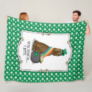 Search for irish blankets Shamrock