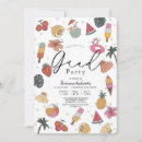 Search for pool graduation invitations Palm tree