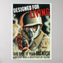 Search for gas masks posters Military