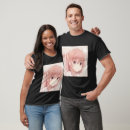 Search for black anime girl mens tshirts Pink