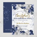 Search for balloons 30th birthday invitations Modern