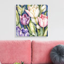 Search for blue tulips art White