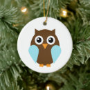 Search for blue owl christmas tree decorations Owls