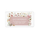 Search for spring garden blooms return address labels For her