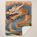 Search for traditional chinese blankets Dragon