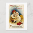 Search for vintage halloween greeting postcards Trick or treat