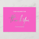 Search for fuchsia wedding postcards Thank you