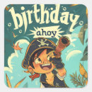 Search for pirate cartoon stickers Children
