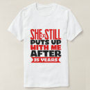 Search for 35th anniversary tshirts Funny