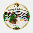 Search for sheltie christmas tree decorations Pets