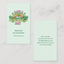 Search for lucky business cards St patrick's day