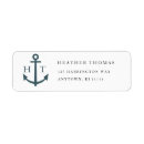 Search for nautical anchor return address labels Beach