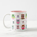 Search for whimsical owl mugs Colourful
