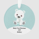 Search for holiday polar bear christmas tree decorations Baby's first christmas