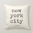 Search for new york city cushions Black