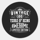 Search for 100 years stickers Milestone