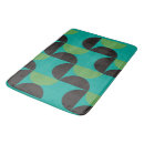 Search for brown and turquoise bath mats Green