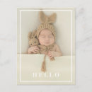Search for black and white birth announcement cards Elegant