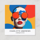 Search for pop art business cards Trendy