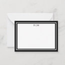 Search for monogram note cards Chic