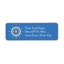 Search for boat wheel return address labels Ocean