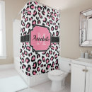 Search for pink leopard shower curtains Chic
