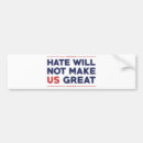 Search for hate bumper stickers President
