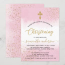 Search for gold christening invitations Modern