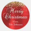Search for gold foil christmas stickers Celebration