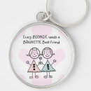 Search for blonde round key rings Girl