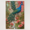 Search for peacock feathers puzzles Floral