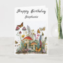 Search for mushroom birthday cards Fairytale