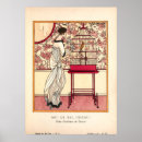 Search for vintage fashion posters Nouveau