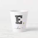 Search for monogram letter e mugs Chic