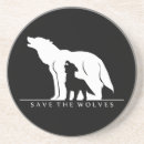 Search for black wolf coasters Wolves