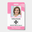 Search for pink id badges Small business