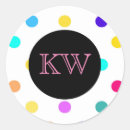 Search for polka dots confetti stickers Rainbow